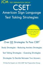 CSET American Sign Language - Test Taking Strategies af Jcm-Cset Test Preparation Group