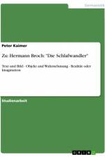 Zu: Hermann Broch: 