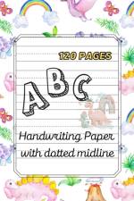 ABC Handwriting paper with dotted midline. af Agnieszka Swiatkowska-Sulecka