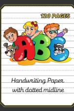 Handwriting paper with dotted midline-8.5x11 120 pages af Agnieszka Swiatkowska-Sulecka