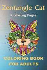 Zentangle Cat Coloring Pages af Sandra Bacon
