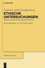 Ethische Untersuchungen af Friedrich Adolf Trendelenburg