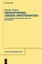 Zajonz, S: Demosthenes, >Gegen Aristokrates af Sandra Zajonz