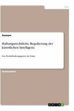 Haftungsrechtliche Regulierung der künstlichen Intelligenz af Frieda von Meding
