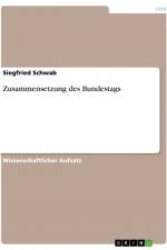 Zusammensetzung des Bundestags af Siegfried Schwab