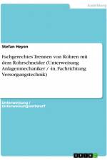 Fachgerechtes Trennen von Rohren mit dem Rohrschneider (Unterweisung Anlagenmechaniker / -in, Fachrichtung Versorgungstechnik) af Stefan Heyen