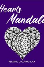 HEARTS MANDALA Relaxing Coloring Book af Axinte