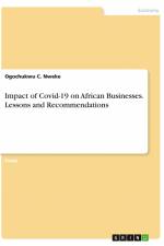 Impact of Covid-19 on African Businesses. Lessons and Recommendations af Ogochukwu C. Nweke