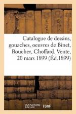 Catalogue de dessins, gouaches et aquarelles principalement de l'ecole francaise du XVIIIe siecle af Collectif