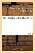 De l'esprit des lois. Tome 3 af Montesquieu-C L S