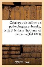 Catalogue de colliers de perles, bagues et broche, perle et brillants, trois masses de perles af Collectif