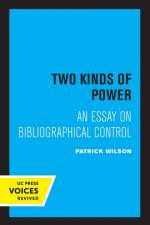 Two Kinds of Power af Patrick Wilson