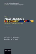 The New Jersey State Constitution af Robert F. (Distinguished Professor of Law Williams