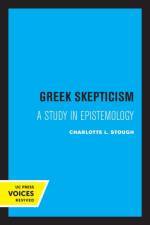 Greek Skepticism af Charlotte L. Stough