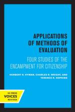 Applications of Methods of Evaluation af Herbert H. Hyman