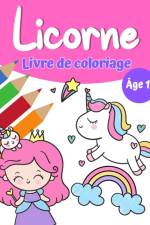 Livre de coloriage magique de licorne pour filles 1+ af Bud Middleton