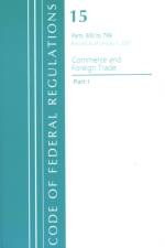 Code of Federal Regulations, Title 15 Commerce and Foreign Trade 300-799, Revised as of January 1, 2021