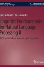 Linguistic Fundamentals for Natural Language Processing II af Alex Lascarides