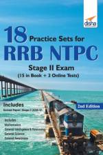 18 Practice Sets for RRB NTPC Stage II Exam (15 in Book + 5 Online Tests) 2nd Edition af Disha Experts