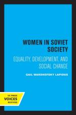 Women in Soviet Society af Gail Warshofsky Lapidus