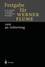 Festgabe Fa1/4r Werner Flume
