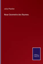 Neue Geometrie des Raumes af Julius Pluecker