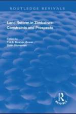 Land Reform in Zimbabwe: Constraints and Prospects af Colin Stoneman