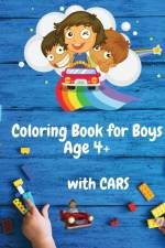 Coloring Book for Boys with Cars Age 4+ af Julie Karston