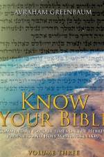 Know Your Bible (Volume Three): Commentary for our times on the Hebrew Prophets and Holy Writings (NaKh) af Avraham Greenbaum