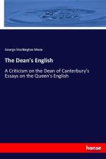 The Dean's English af George Washington Moon