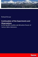 Continuation of the Experiments and Observations af Richard Kirwan