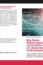 Big Data: Autorregulación normativa e impacto en derechos individuales af Germán Serrano Rodríguez