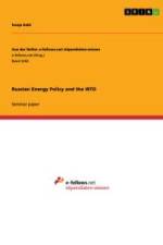 Russian Energy Policy and the WTO af Sonja Kahl