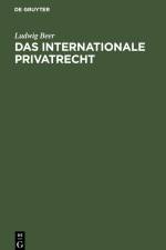 Das internationale Privatrecht af Ludwig Beer
