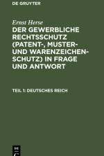 Deutsches Reich af Ernst Herse