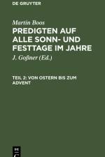 Von Ostern bis zum Advent af Martin Boos