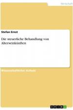 Die steuerliche Behandlung von Alterseinkünften af Stefan Ernst