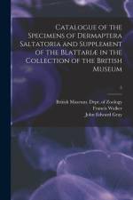 Catalogue of the Specimens of Dermaptera Saltatoria and Supplement of the Blattariæ in the Collection of the British Museum; 5 af Francis Walker