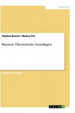 Burnout. Theoretische Grundlagen af Stephan Bamert