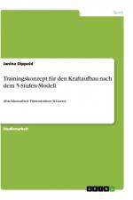 Trainingskonzept für den Kraftaufbau nach dem 5-Stufen-Modell af Janina Dippold