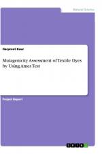 Mutagenicity Assessment of Textile Dyes by Using Ames Test af Harpreet Kaur