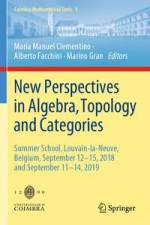 New Perspectives in Algebra, Topology and Categories af Maria Manuel Clementino