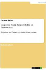 Corporate Social Responsibility im Finanzsektor af Corinne Reiser