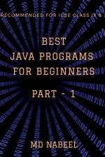 BEST JAVA PROGRAMS FOR BEGINNERS af Md Nabeel
