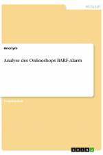 Analyse des Onlineshops BARF-Alarm af Anonym