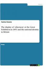 The display of 'otherness' at the Great Exhibition in 1851 and the national identity in Britain af Tamina Grasme