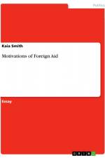 Motivations of Foreign Aid af Kaia Smith