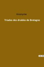 Triades des druides de Bretagne af Anonyme
