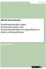 Handlungsstrategien gegen Rechtsextremismus und Fremdenfeindlichkeit bei Jugendlichen in Berlin und Brandenburg af Michael Hammerbacher