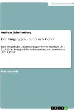 Der Umgang Jesu mit dem 6. Gebot af Andreas Schellenberg